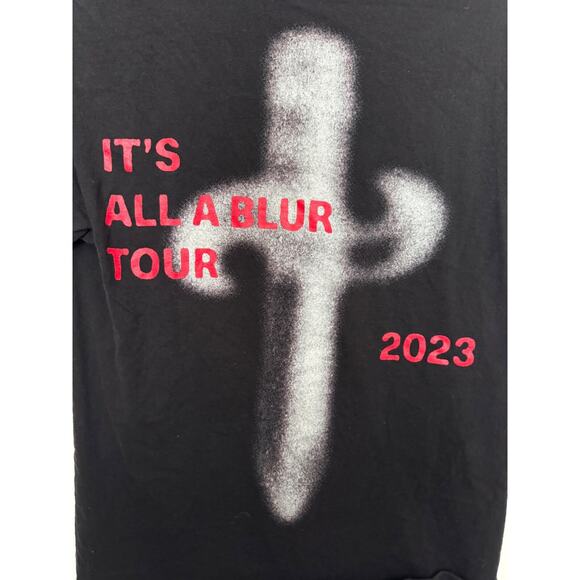 21 Savage It’s All A Blur Tour 2023 Official Merch T-Shirt Drake Medium Black - Picture 5 of 5